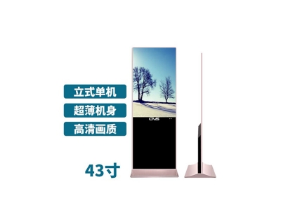 超薄立式43寸液晶廣告機(jī)單機(jī)版